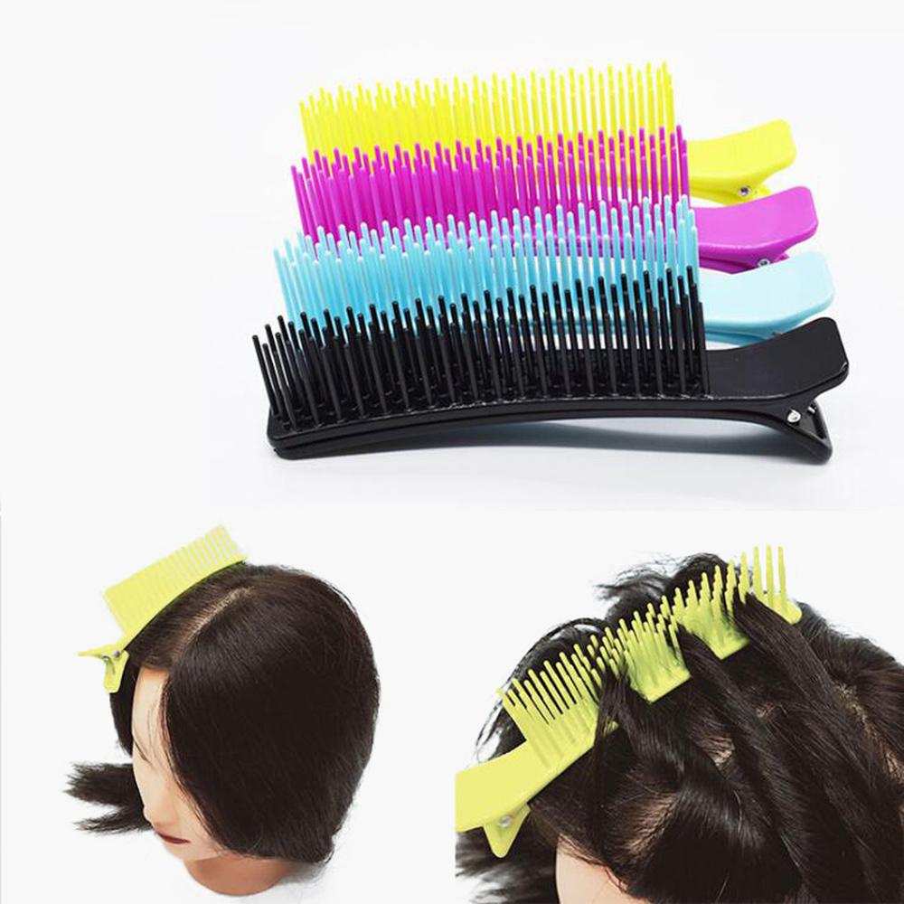 1PC Professional Hair Grip Clamps Salon Hair Section Cutting Clips Comb Barber Dyeing Perm Hairpins DIY Barrette Hair Styling