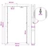 Garden Shower 226 cm Solid Acacia Wood and Stainless Steel Natural