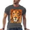 Beautiful Lion Face Wild Cat Glare TShirt Work Comfort TShirt for Unisex