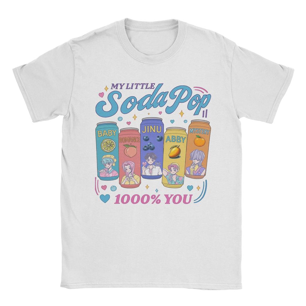 Pánská My Little Soda Pop Saja Chlapecká Kpop Démonická Trička 100% Bavlna Topy Novinka Krátký Rukáv Kulatý Výstřih Trička Letní Tričko