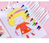 24/48-Color Double-Tip Water-Based Markers for Elementary Students' Drawing, Children's Art Supplies