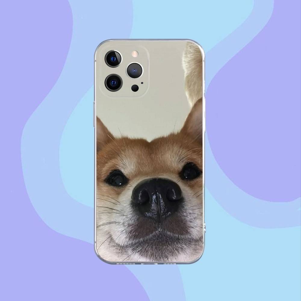 

Shiba Inu Funny Dog Phone Case For iPhone 16,15,14,13,12,11 Pro,Max,Plus,X,XS,XR,SE,Mini Transparent Silicone Soft iPhone12