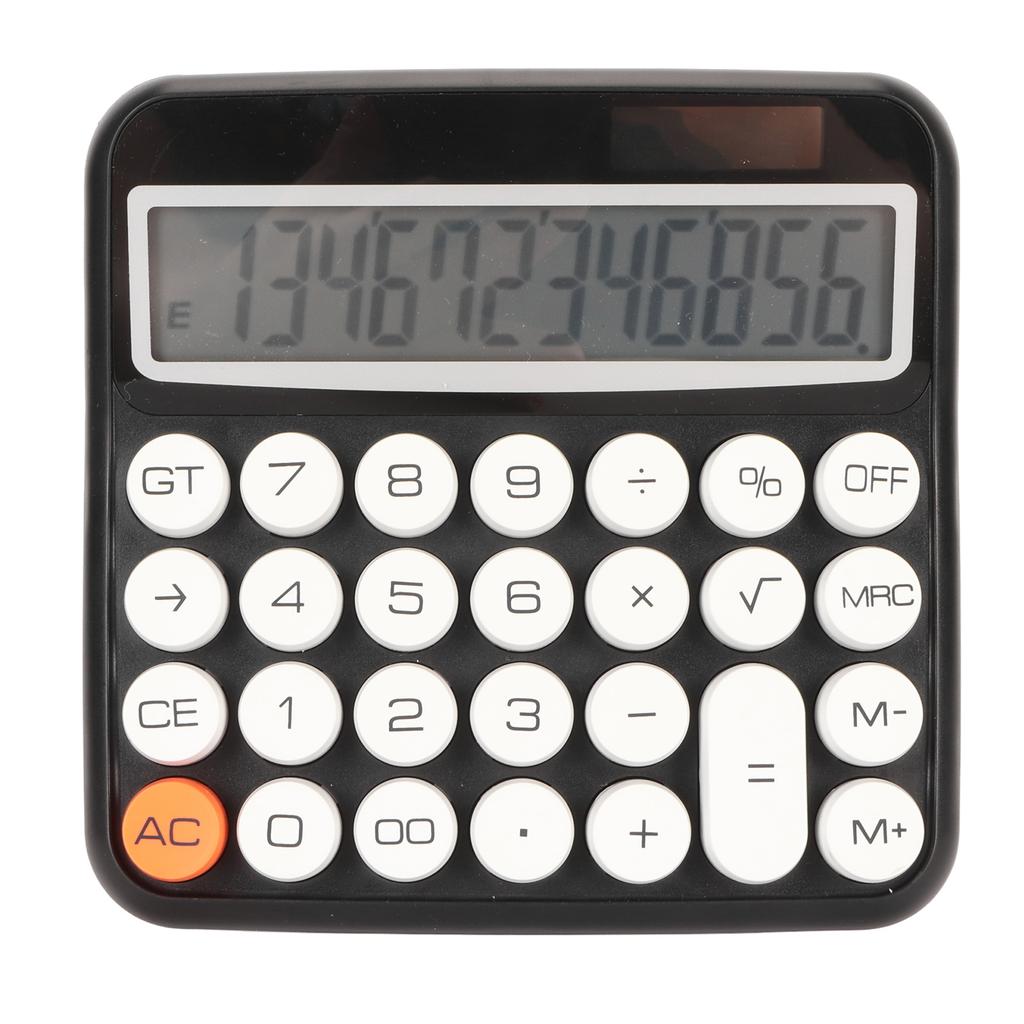 12 Digit Calculator Round Button LCD Display Calculator Detachable Auto Power Off Calculator for