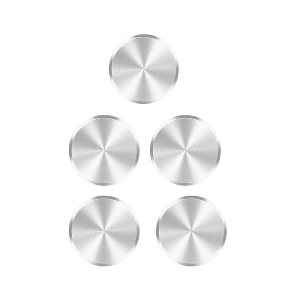 5pcs Sticker Metal Plate Disk Iron Sheet Magnet Mobile Phone Holder Accessories For Magnetic Car Phone Stand Holders