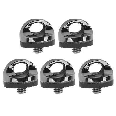 5 pezzi UNC 1 4 20 Filettatura Cinghia da Collo per Fotocamera Supporto a Vite Piastra a Sgancio Rapido Vite di Montaggio Diametro Testa 20mm