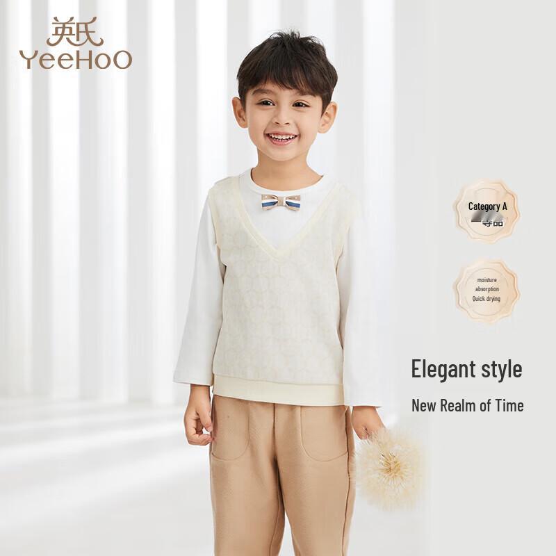 YEEHOO Baby Boys  Faux Two-Piece T-Shirt 73