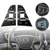 Repair Decals for GL8 Steering Wheel Button Trim Cover Stickers Automotive Interior Accessories Easy Installation