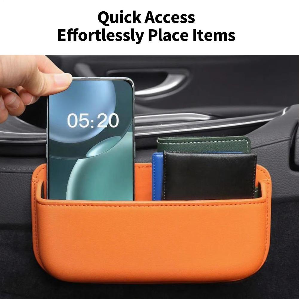 Self-Adhesive Seat Back Organizer Paste Arbitrarily Automotive Stowing Box Car Interior