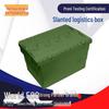 Extra Large Industrial Green Plastic Storage Box with Lid