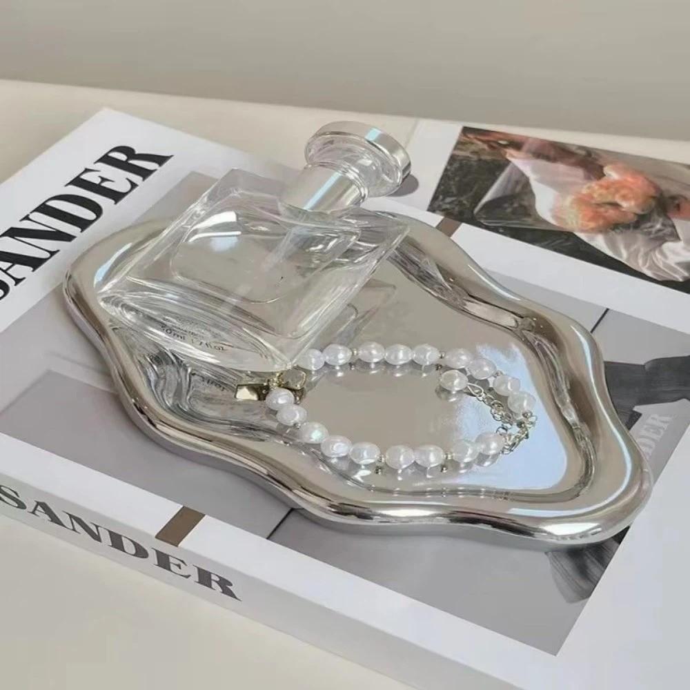 Mini Jewelry Tray Cloud Shape Jewelry Display Plate Ins Storage Plate  Watches/Keys Storage