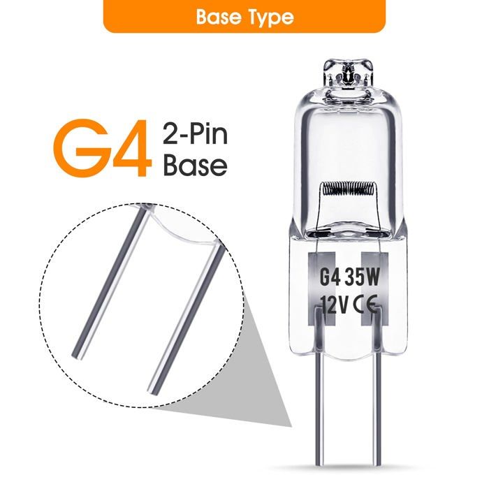 Ampoule halogène - EvaStary - G4 - 360 degrés - Intensité variable - 3000 heures de vie