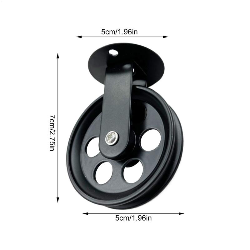 Pulley For Pendant Light 2X Pulley Lifting Drive Ceiling Hooks For Lights Wall Ceiling Mount Lifting Towing Pulleys For