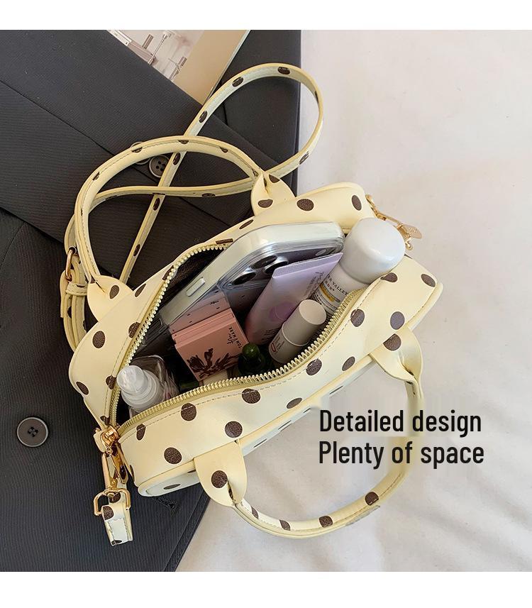 2026 Korean Style Polka Dot Handbag – Trendy, Sweet, High-Value Crossbody & Shoulder Bag