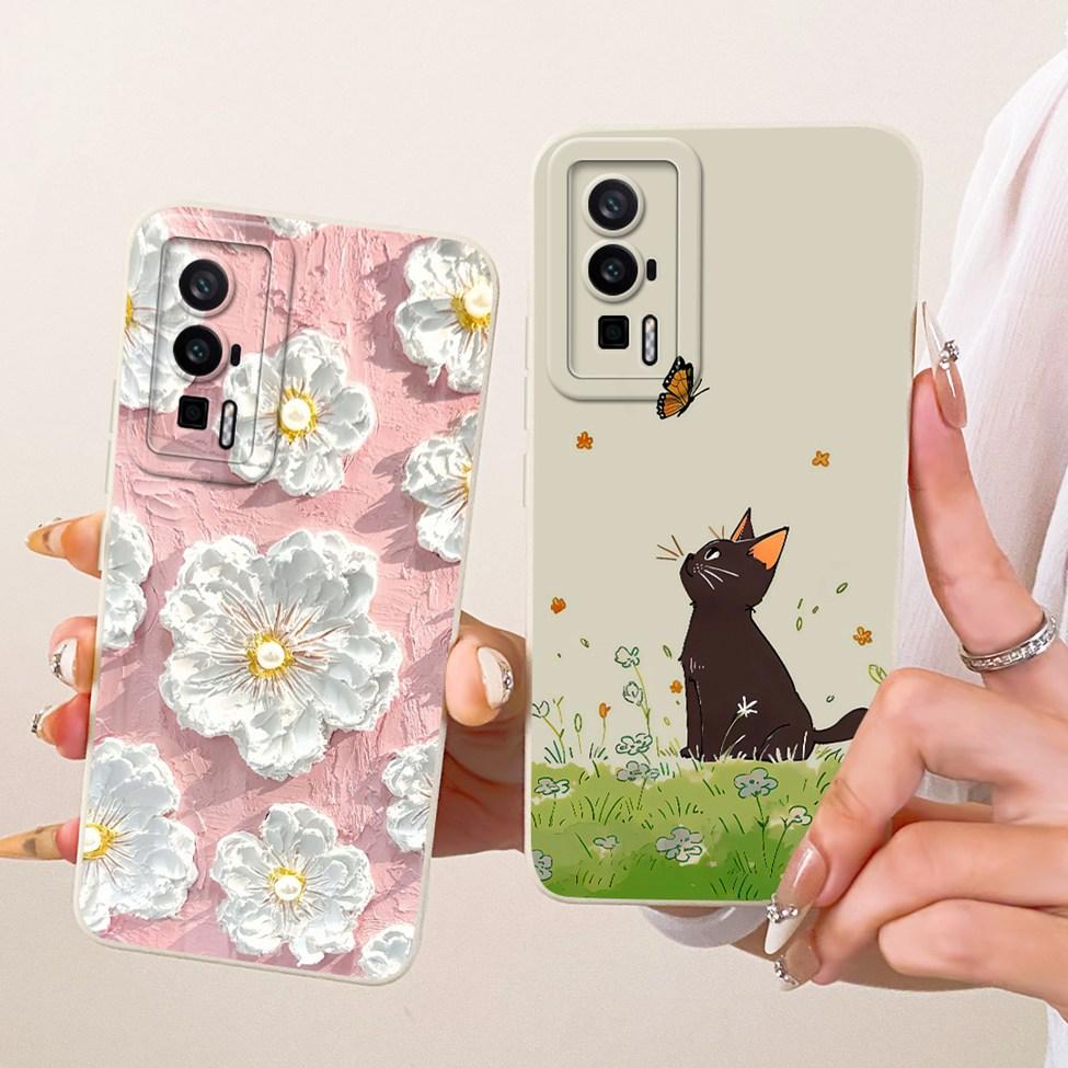 For Redmi K60 Case Cover Silicone Luxury Fashion Cool Kawaii Cute Painted Phone Casing For Xiaomi Redmi K60 23013RK75C