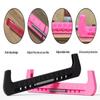 1Pair Adjustable Ice Skate Blade Guard Pvc Hard Skating Blade Protector Cover For Figure Skating Hockey Skates