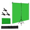 Photography Backdrop Set Lightweight Multifunctional Professional Green Photo Background Cloth with Stand