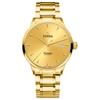 Plum Blossom Airmaster Series Automatic Mechanical Movement 50 Meters 40mm Gold Dial Stainless Steel Case Stainless Steel Strap 83733 G-651