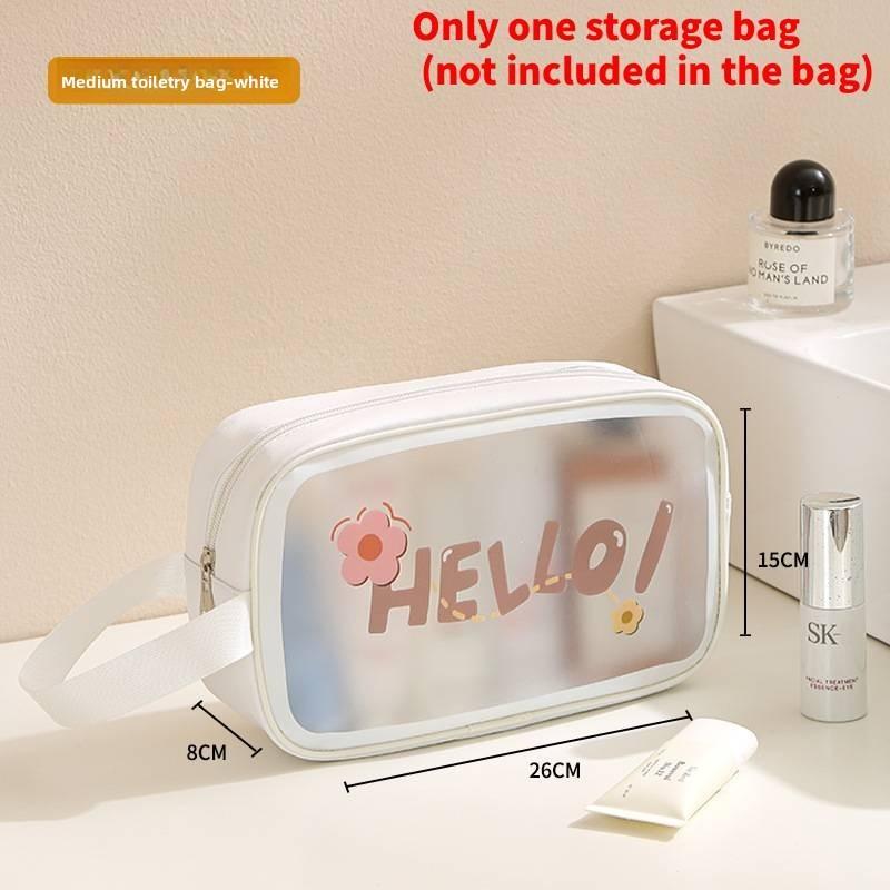 Cute Cartoon Waterproof Travel Makeup Bag Large Capacity Organizer For Girls