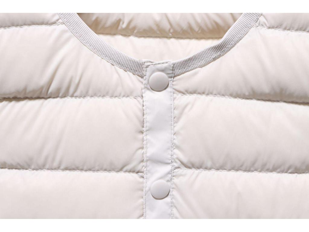 Dětská lehká péřová bunda: Chlapecká a dívčí školní uniforma, dlouhý rukáv, 90% prachové peří z bílé kachny, vnitřní vrstva pro střední a velké děti