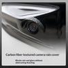 Car Rear View Camera Rain Visor Hood Waterproof Protective Cover Backup Camera Sun Shade Rain Shield Universal Pvc Accessories