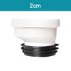 WC Connection Nozzle Connection Toilet Pipe Nozzle Drain Straight Eccentric Offset 2cm/5cm/10cm Adjustment 1-3cm/4-6 Cm/9-10cm