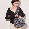 Leopard Big Square Reversible Hobo Bag_3color