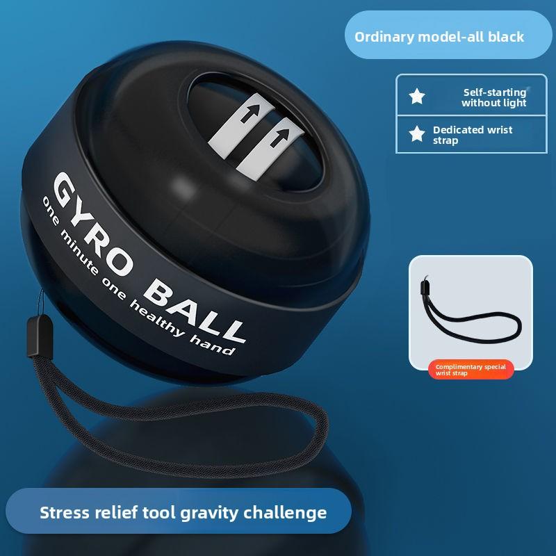 Wrist Ball Magnetic Luminous Lights Finger Grip Gyro Training Fitness Decompression Grip Ball