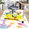 Spongebob'S Underwater Adventure Carpet For Playroom Bedroom Living Room Sofa Home Decorkids Game Area Rug Nonslip Floor Mat