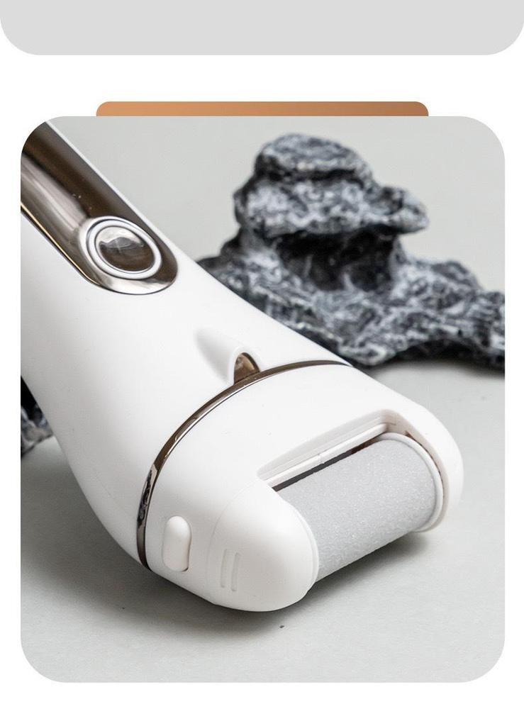 Rechargeable Three-Speed Callus Remover with Digital Display