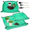1pcs Planting Mat 50cm-100cm Gardening Potting Pad Foldable Garden Plant Flower Pot Transplanting Waterproof Mats
