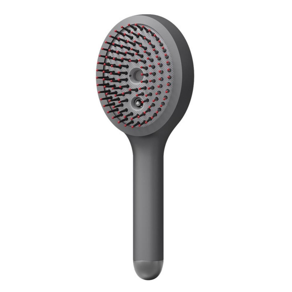 Hair Care Electric Spray Hair Brush High Frequency Vibration Hair Follicle Massage Brush Household серый