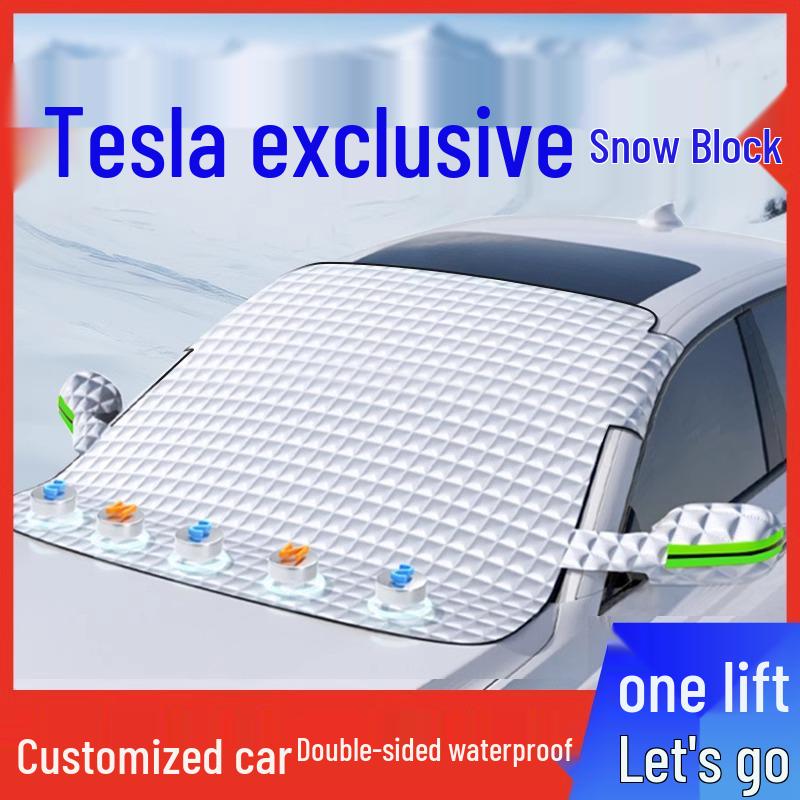 Kryt na čelní sklo a auto odolný proti mrazu pro Tesla Model Y/3