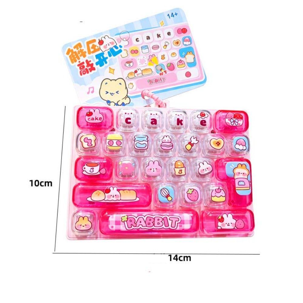 26-Tasten Mini-Tastatur Anhänger Niedliches Design Tastatur Schlüsselanhänger Kinder Tasche Anhänger