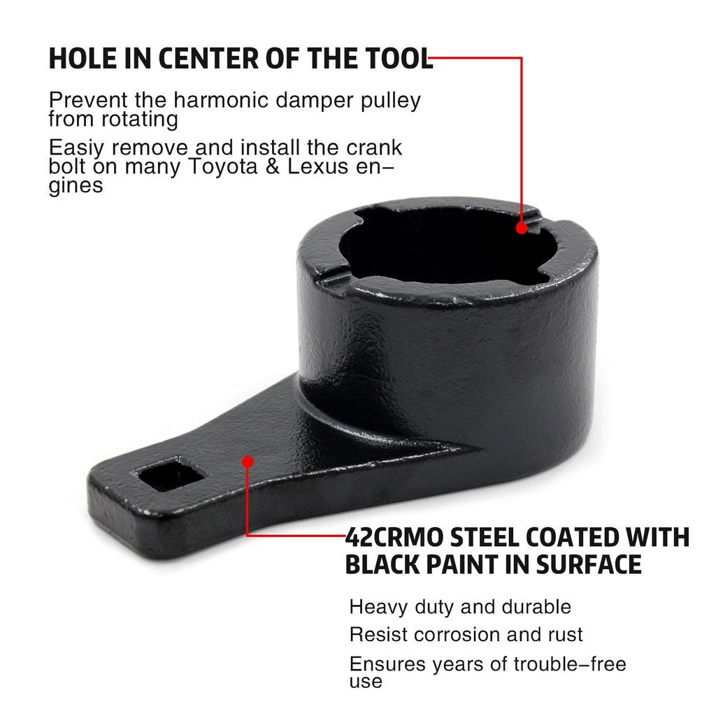 Toyota/Lexus Crankshaft Damper Pulley Fixing Bracket with 2 Screws
