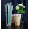 Disposable Plastic Drink Straws For Juices And Bubble Tea Perfect For Cafes And Parties