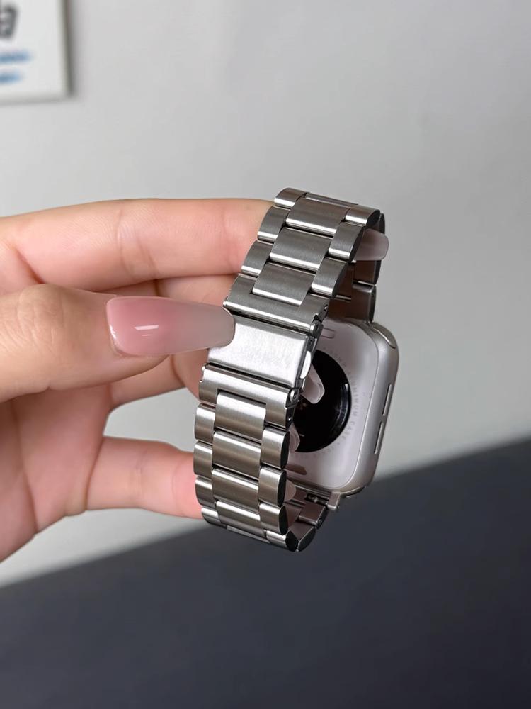 Stainless Steel Strap For Apple Watch Ultra 2 49 45 41 40 46 38 42 44mm Metal Band Bracelet For iWatch Series 10 9 8 7 6 5 4