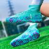 Size 34-46 Men/Women's Camouflage Football Boots Rubber Soft Sole Short Nail Artificial Turf Youth Children Football Shoes