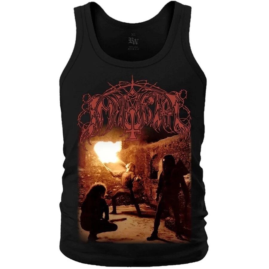 Immortal  Diabolical Fullmoon Mysticism  Black TANK TOP T-Shirt mayhem S