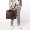 RSINC Synthetic Leather Office Laptop Bag | Fits Up To 14/15.6/16 Inch Laptop B0CX92VS1V