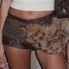 Plush Leather Waist Cincher Fashionable Vintage Waistband Hiphop Jeans Belt for Jackets and Dresses