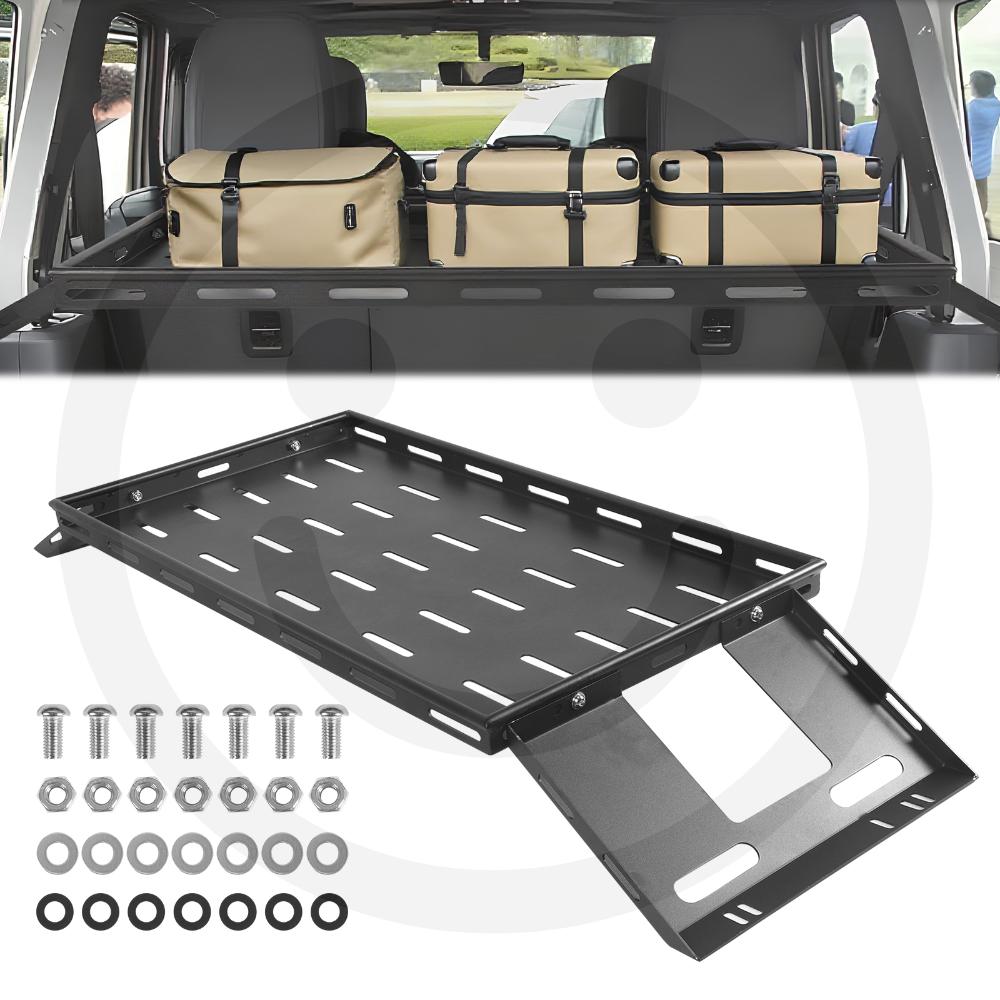 Lightweight Steel Tray Organizer Wear Resist Trunk Rear Cargo Tray Anti-Scratch for 07-25 JK/JL Wrangler