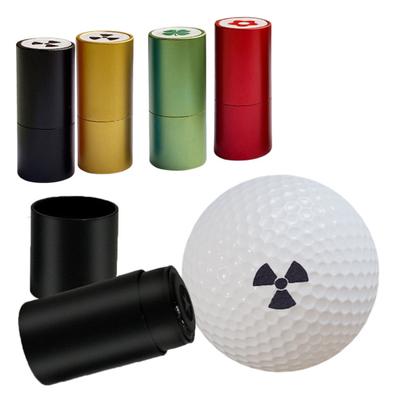 Golf Topu Damgası Su Geçirmez Hızlı Kuruyan Golf Topu İşaretleyici Aleti Taşınabilir Top Tanımlama Metal Damgalayıcı Golf Aksesuarları Golfçü Hediyesi