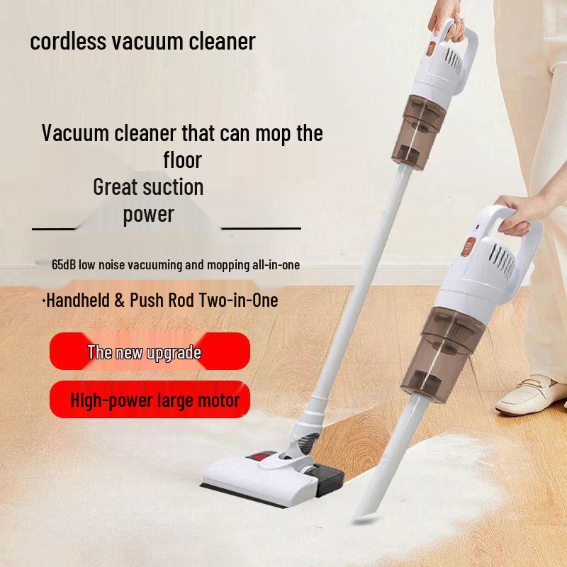 Compact High-Suction Wireless Vacuum & Mop for Dust, Hair and Mite Removal