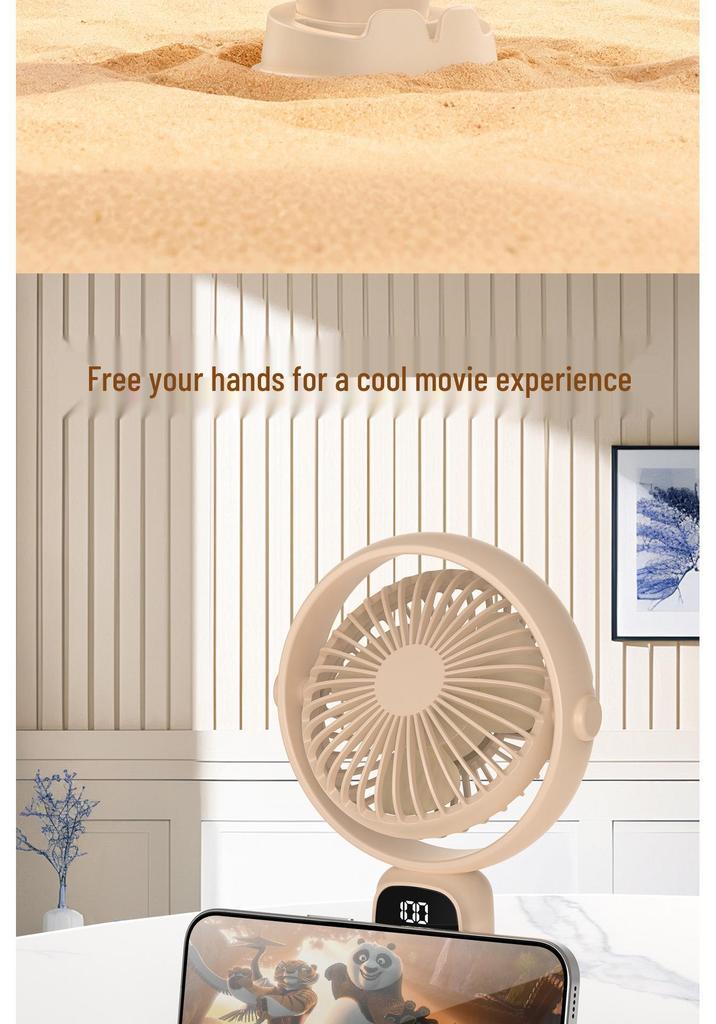 USB Portable Silent Mini Fan: Ideal for Dorms, Kids, and Outdoor Use