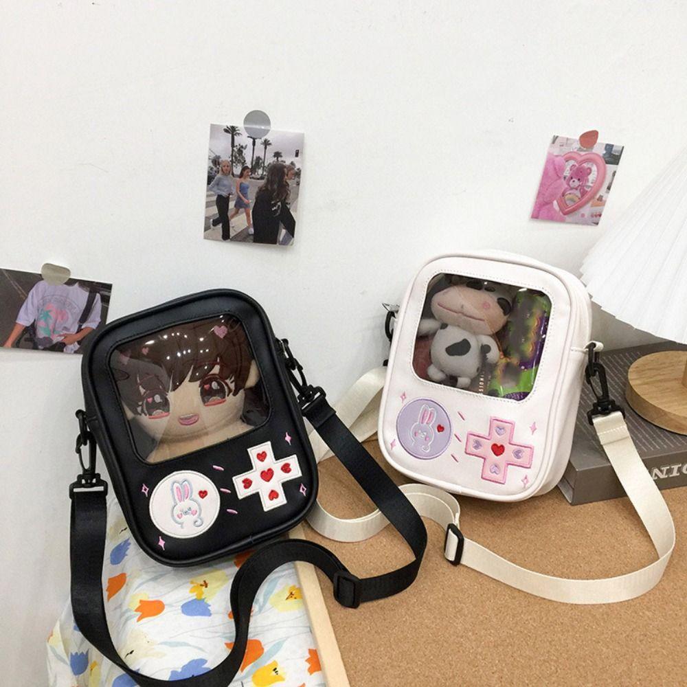 

Игровой автомат с мультяшным кроликом Itabag Square Doll Outdoor Bag Creative Messenger Bag Students