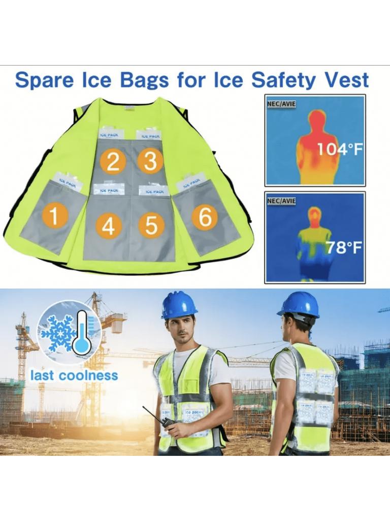 200ml/400ml 20pcs Reusable Gel Ice Packs Cold Compress for Drinks and Food Storage - Great for Summer Outdoor Activities and Rel