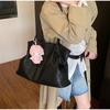 Soft Leather Tote Bag Large Capacity Solid Color Casual Shoulder Bag Minimalist Design For Work Women Lightweight Commut Handbag
