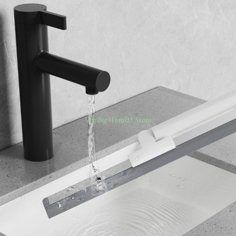 24TE Silicone Floor Squeegee Broom Bathroom Floor Scraper Ergonomic Water Removal