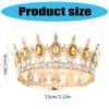 Women's Crown Adults Sparkling Headband Alloy Rhinestones Costume Hairpieces for Weddings Birthdays Proms and Pageants