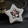 Classic Women's Design Elegant Luxury Five Pointed Star Brooch Exquisite Temperament Coat Fashion Brooch Coat Accessories